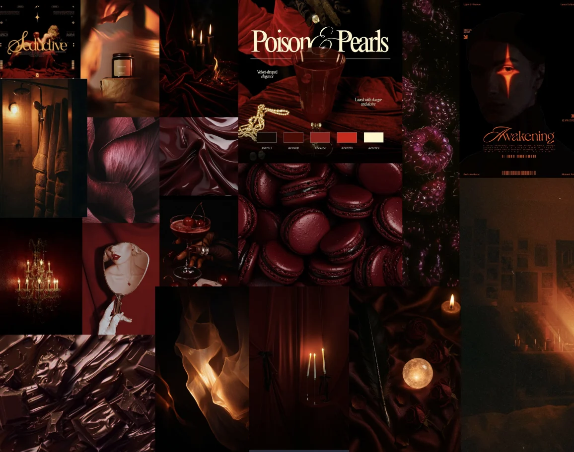 Cendre moodboard