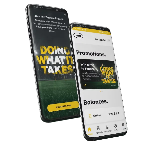 MTN app pop-up