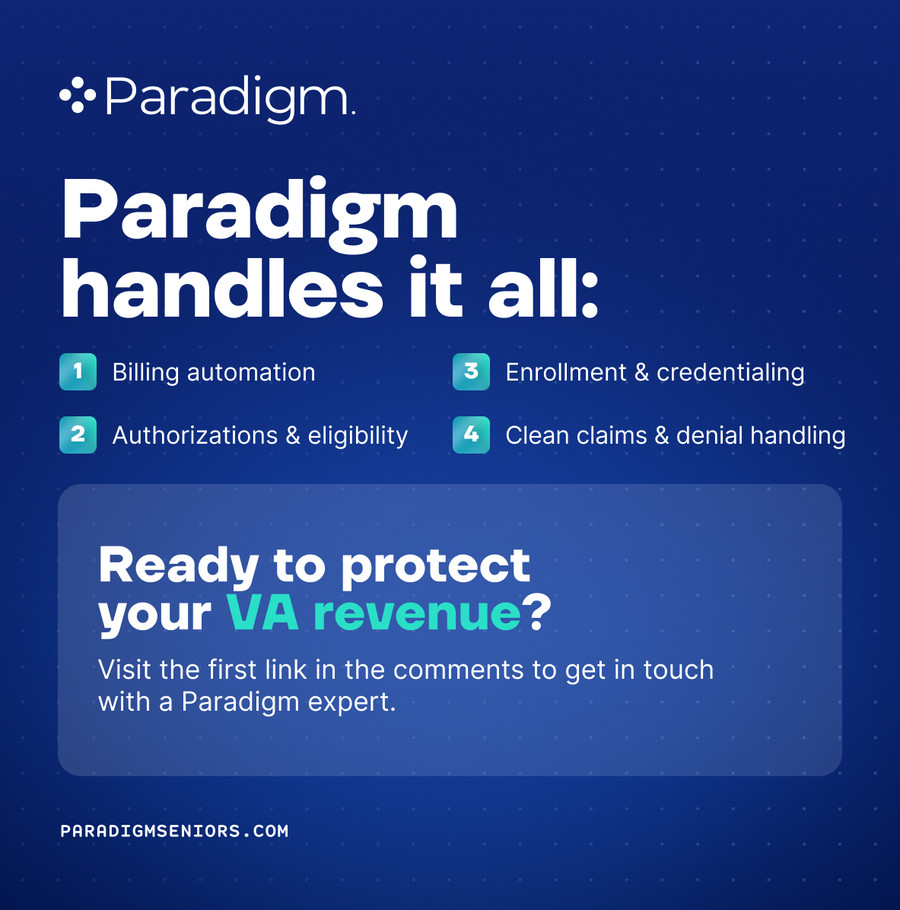 Paradigm social graphic, VA revenue