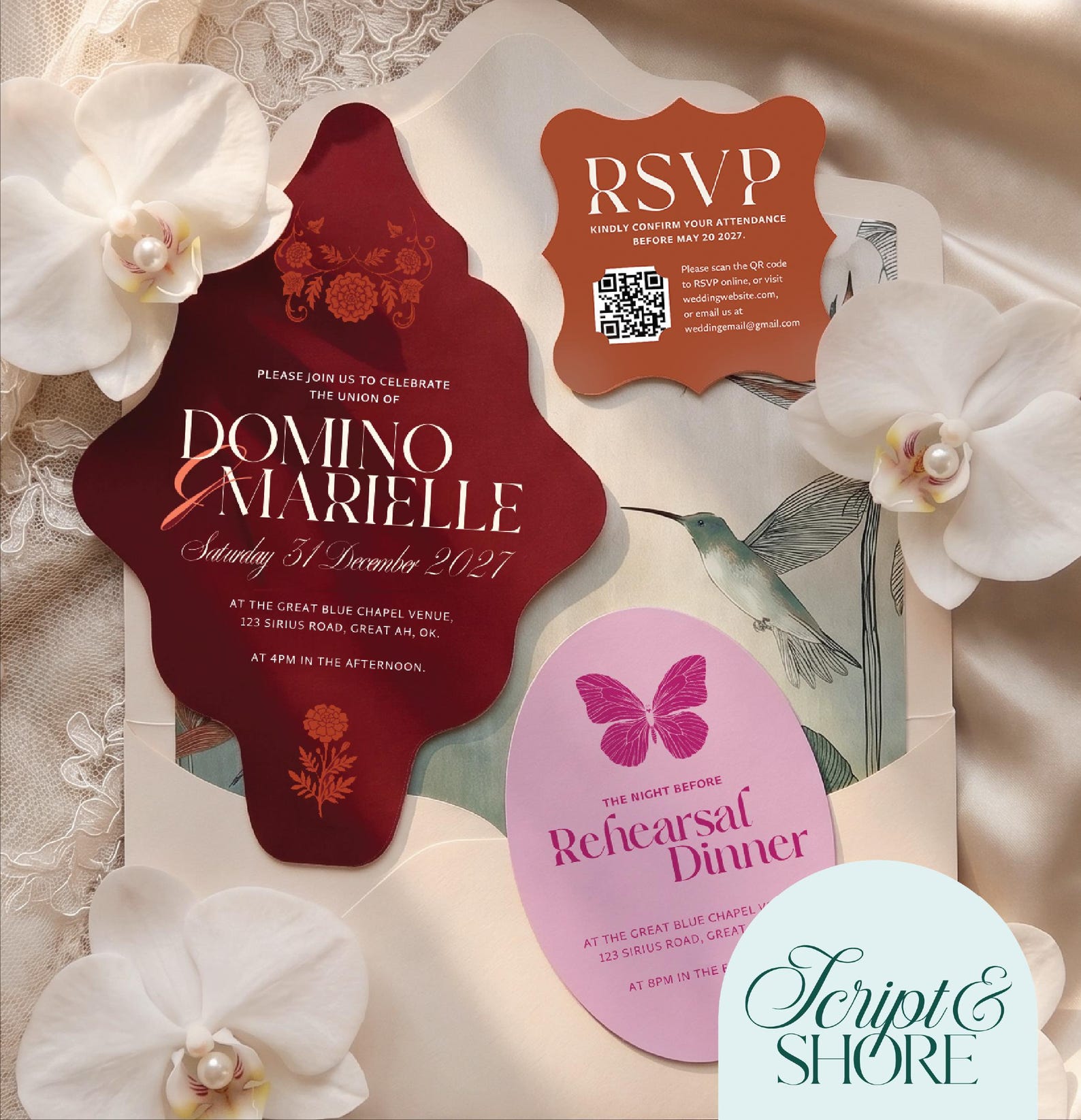 Casa de Flores invitation suite
