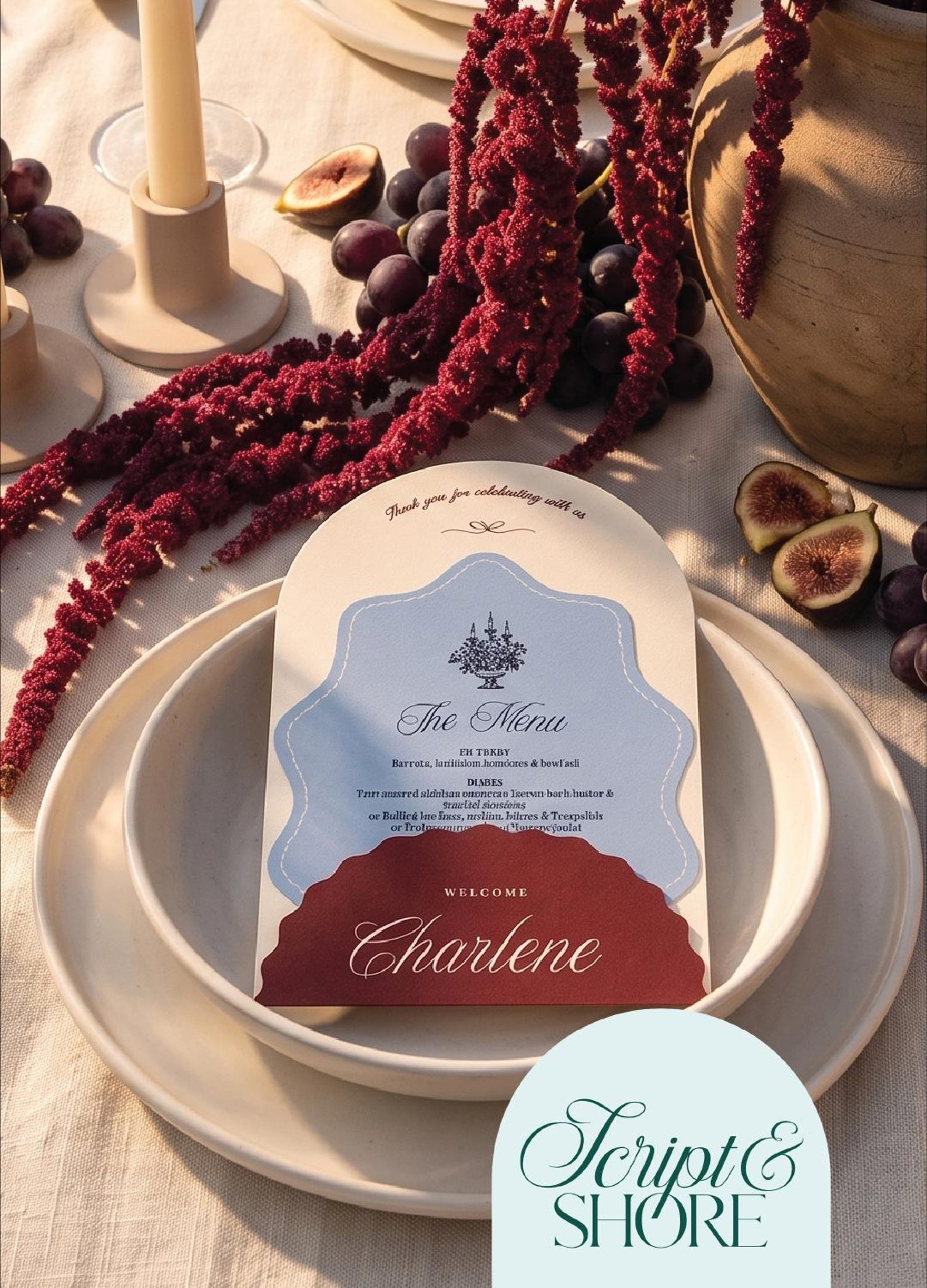 Garden Coastal menu and programme