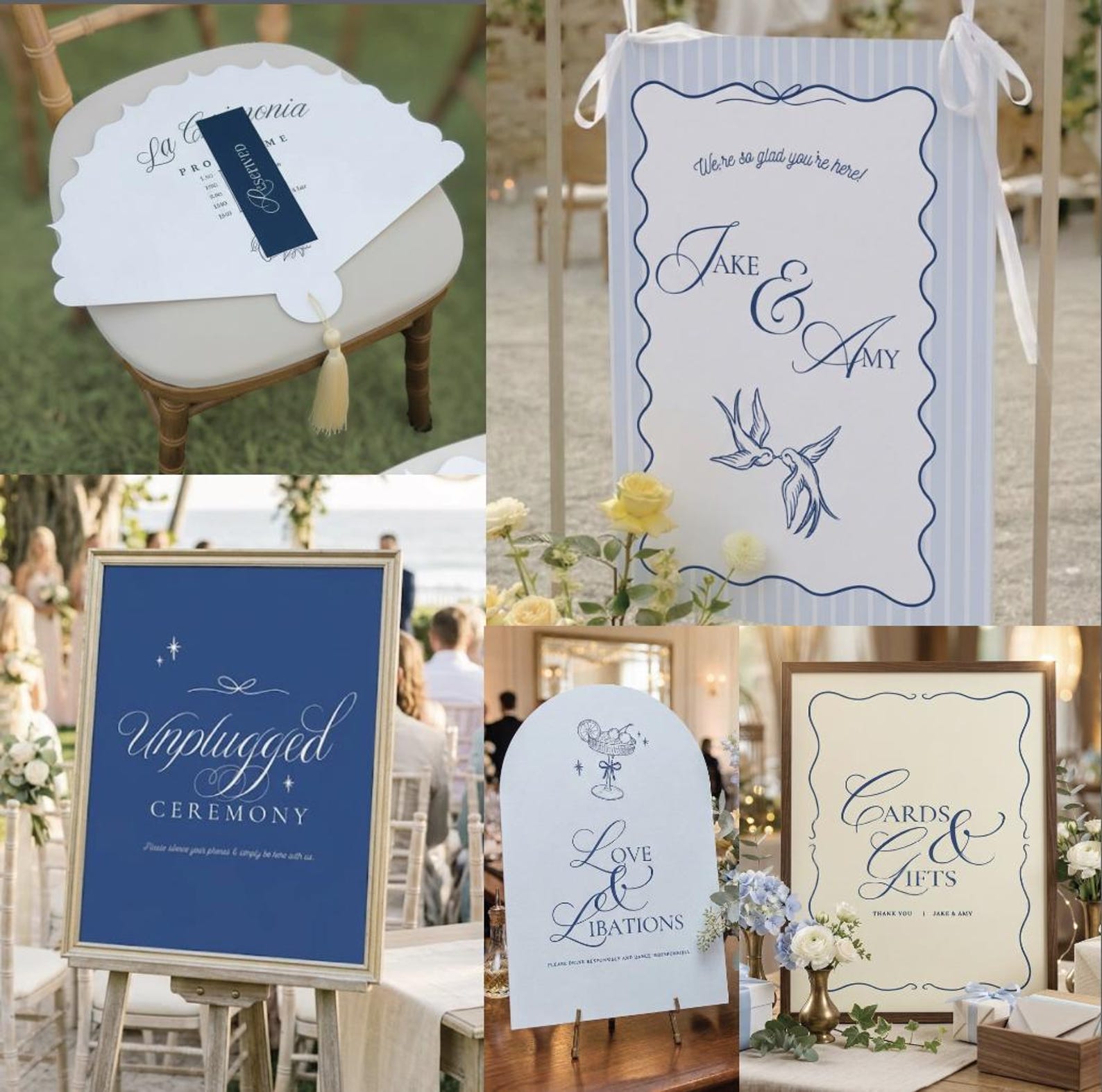 La Dolce Vita ceremony signage